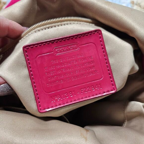 Vintage Coach y2k Poppy Daisy Satchel Purse with Crossbody Strap Bag - Picture 12 of 12